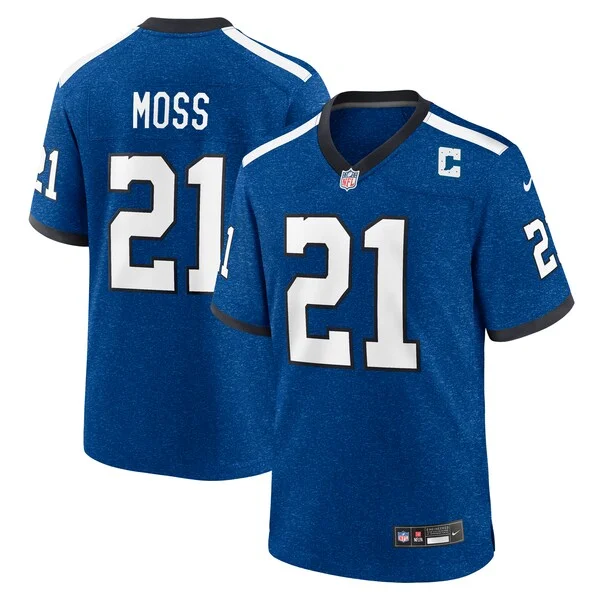 None Zack Moss Game Jersey - Royal | NFL Player Jersey | NFL Football