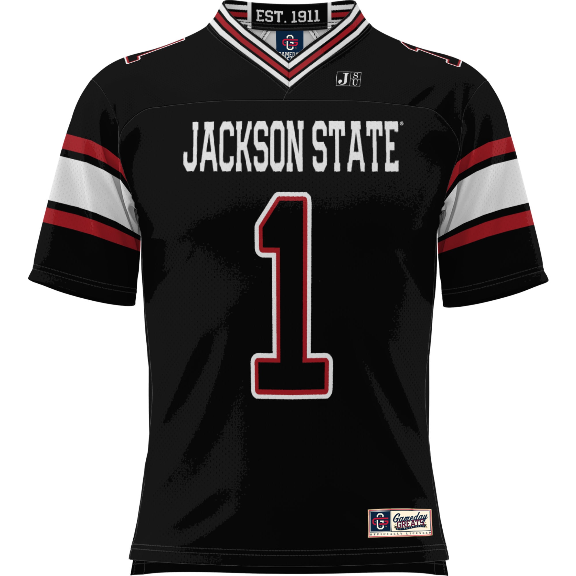 #1 Jackson State Tigers GameDay Greats 2026/2027 Football Jersey - Black