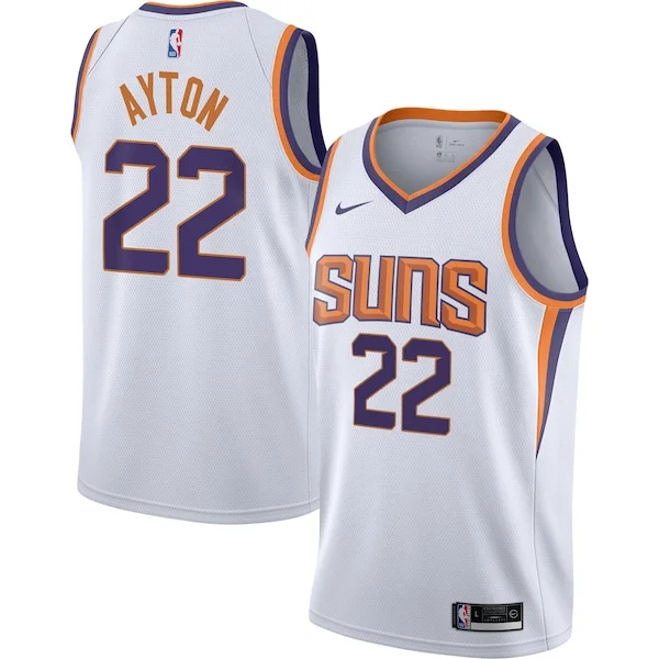 Deandre Ayton PHX Swingman Jersey - stylish Basketball - White