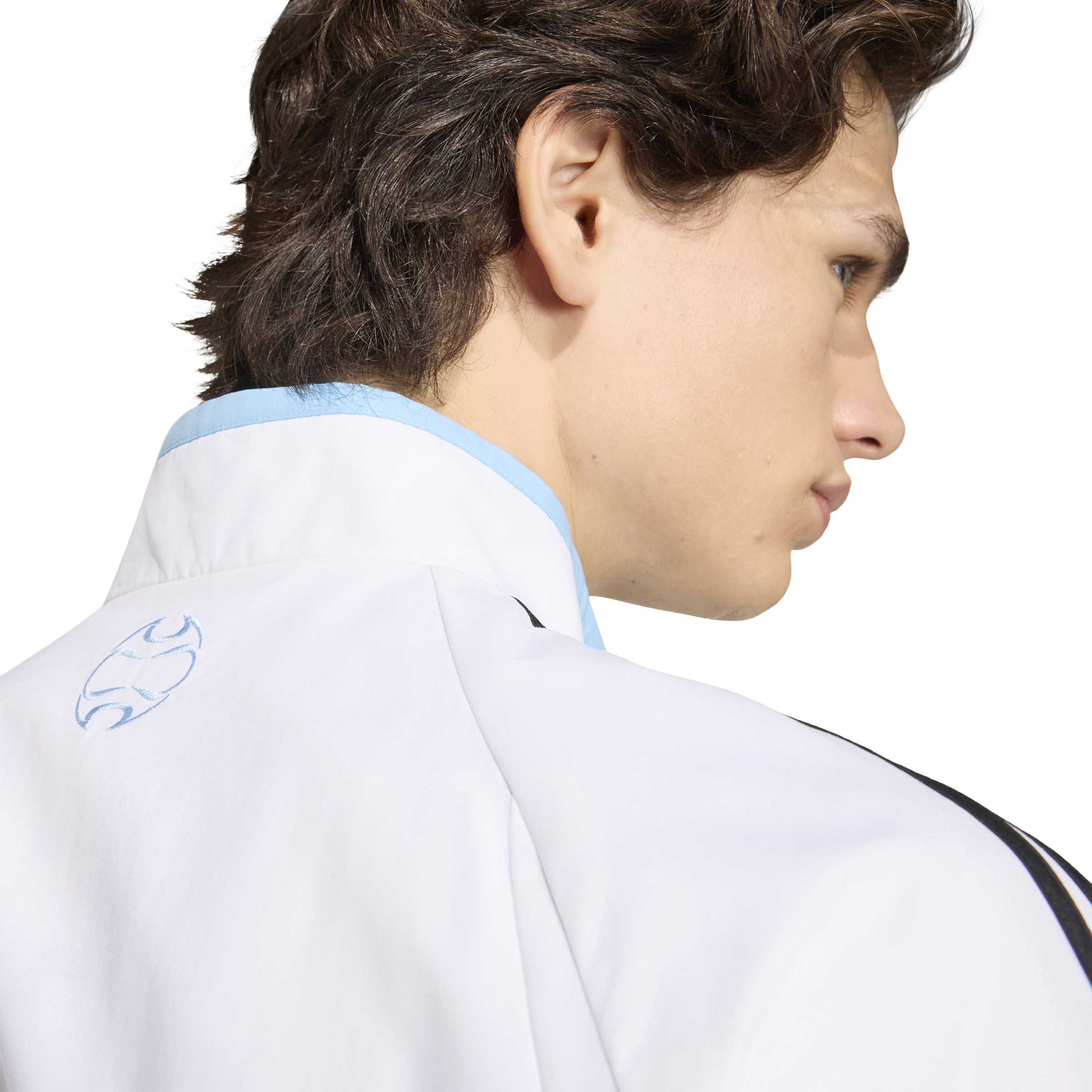 [SJH] Argentina National Team 2006 Bringback Full-Zip Track Jersey Top - White