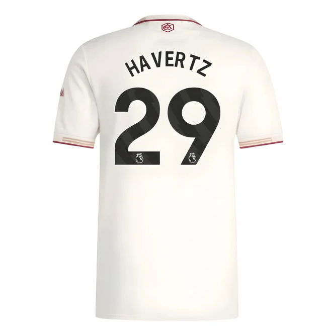 Updated Arsenal Third Soccer Jersey 2025-2026 (Havertz 29)