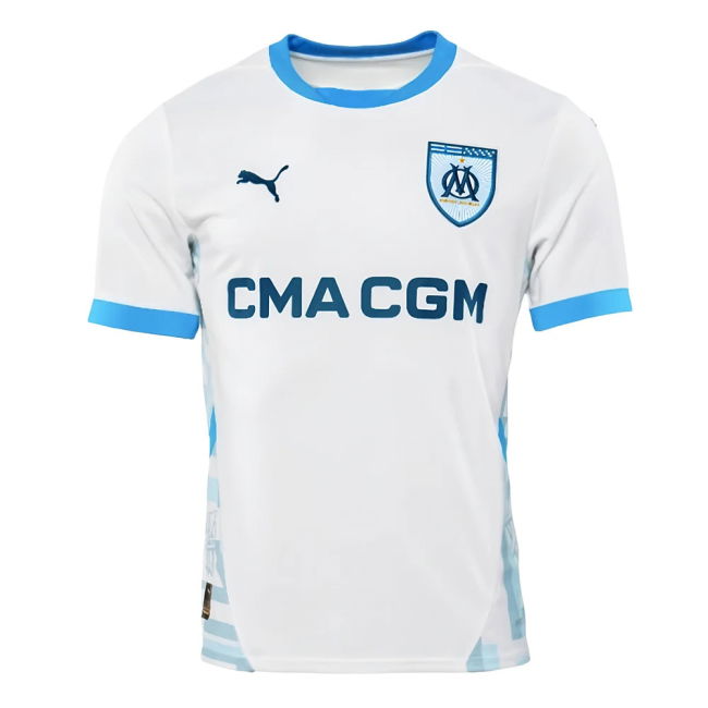Marseille Official 2024-2025 Home Shirt (Your Name) | Elite