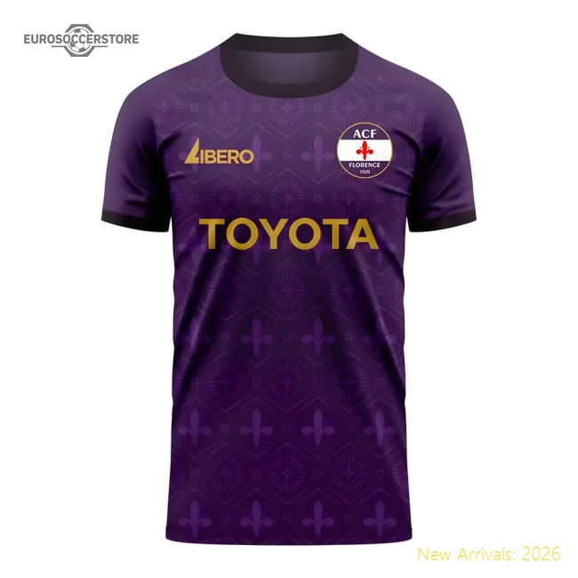 Top-Quality Fiorentina 2025-2026 Home Concept Football Kit (Libero) -