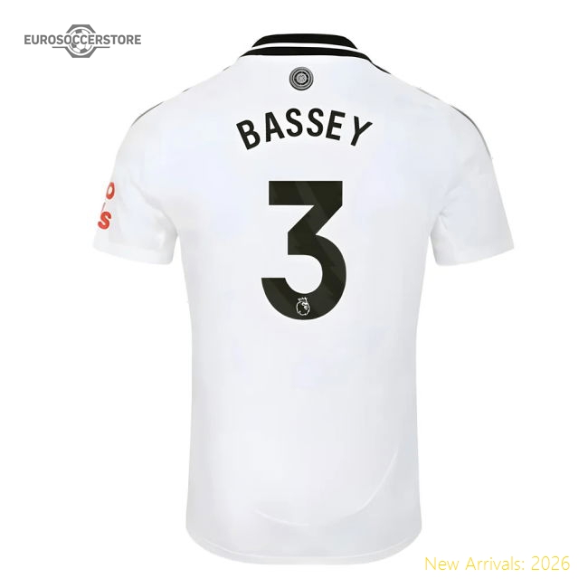 Authentic 2024-2025 Fulham Home Shirt (bassey 3) - Premium Quality