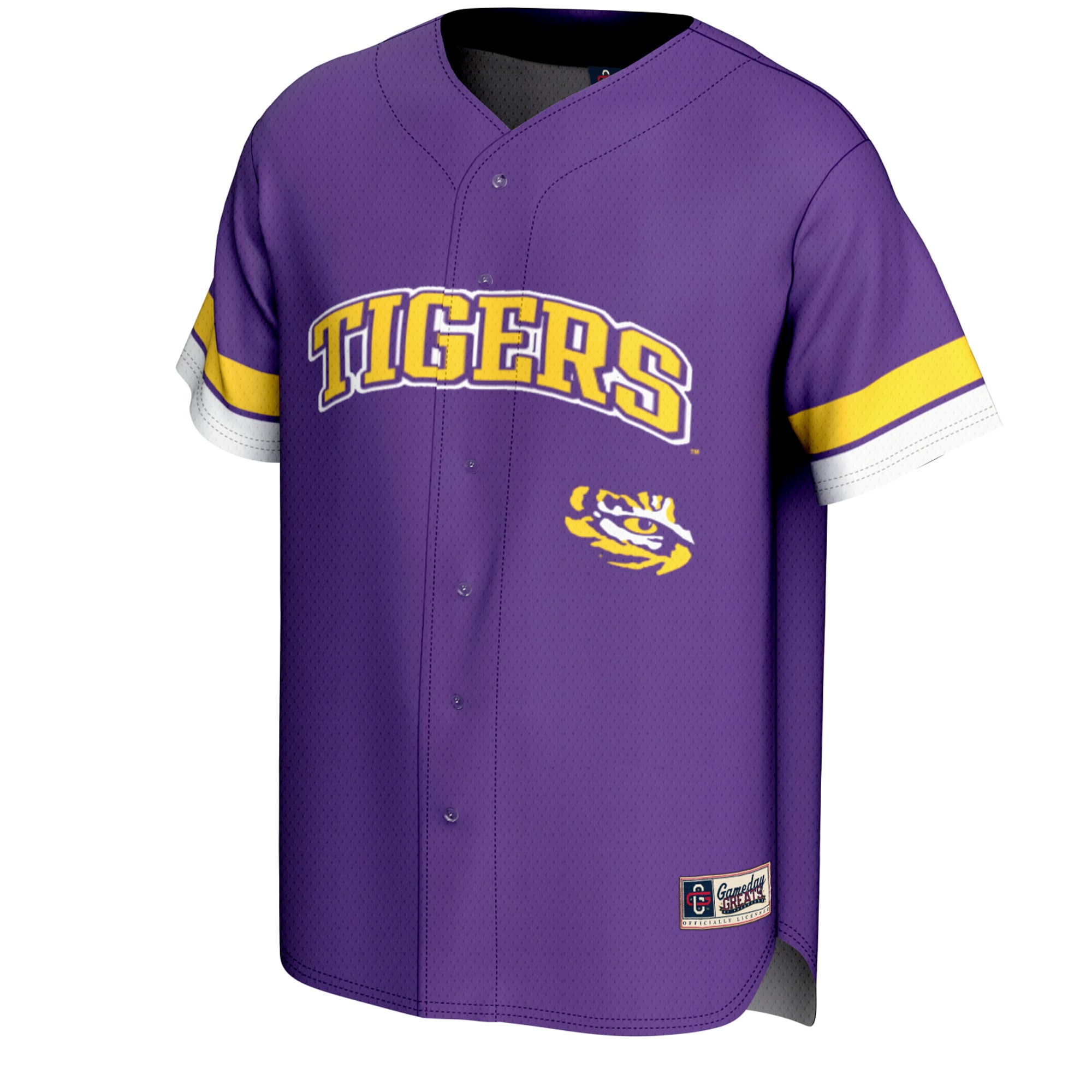 [DDG] LSU Tigers GameDay Greats Youth Spirit Baseball Jersey - Purple