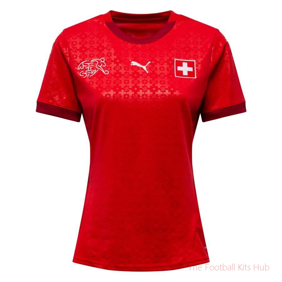 Switzerland Home Shirt Women's EURO 2025