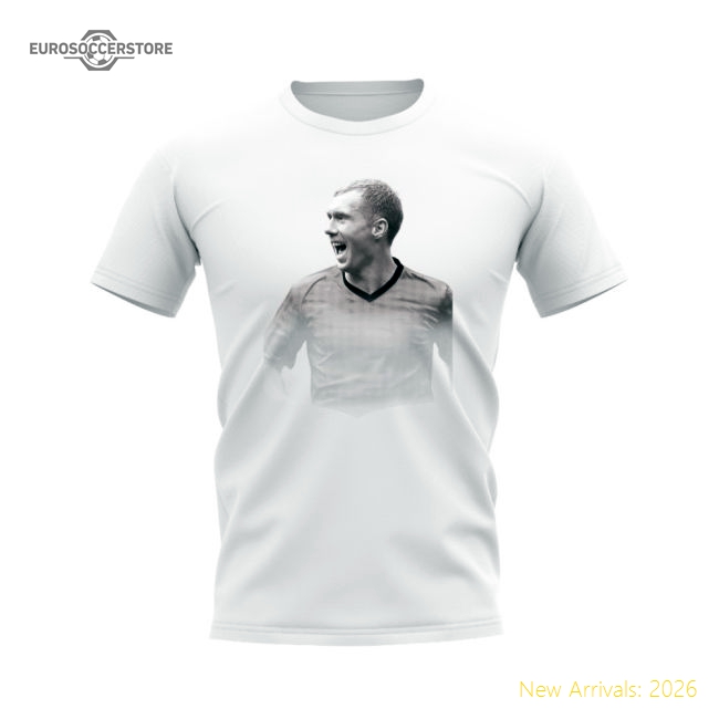 Premium Paul Scholes Manchester United Legend T-shirt (white)