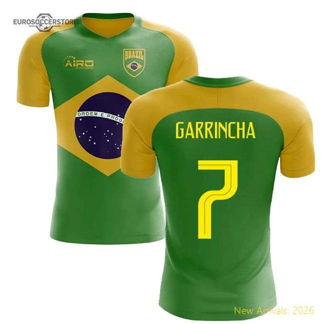 2025-2026 Brazil National Teams Flag Concept Football Shirt Garrincha 7