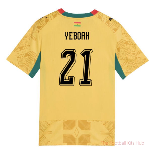 2026-2027 Ghana Away Shirt (Kids) (Yeboah 21)