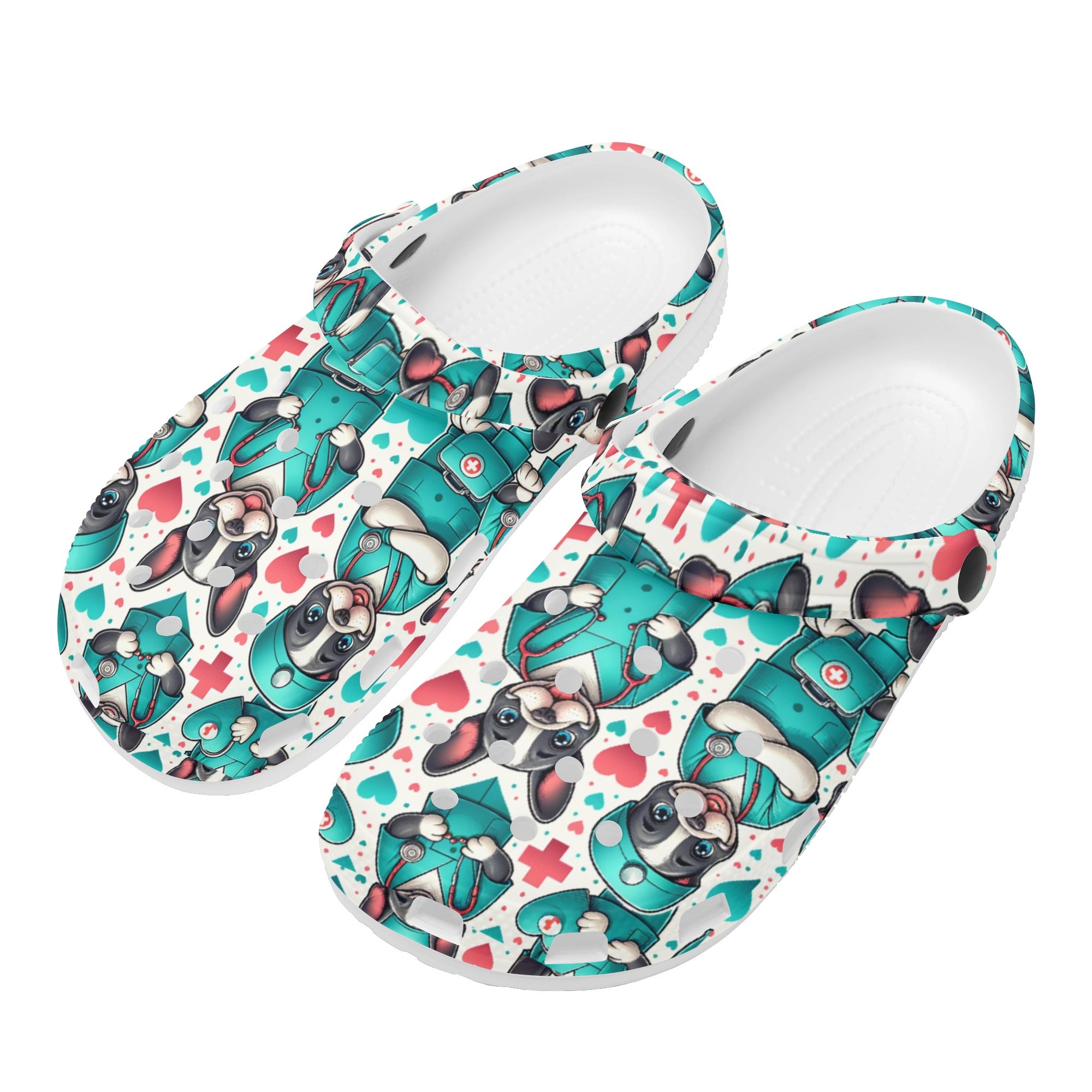 French Bulldog Stella Unisex Clogs Useful Frenchie Gear