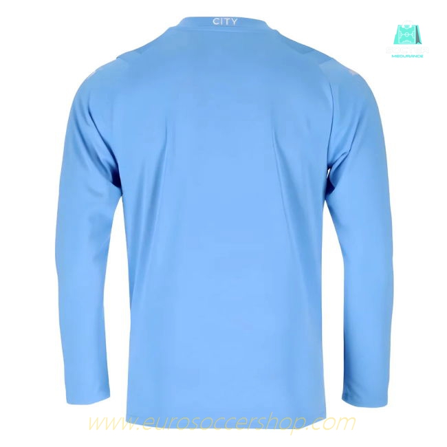 2023-2024 Man City Long Sleeve Home Shirt