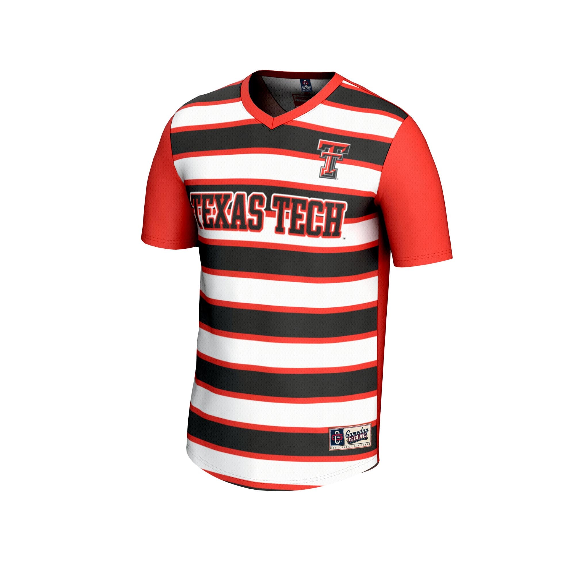 [LK] Texas Tech Red Raiders GameDay Greats Youth Lightweight Soccer Fashion Jersey - Red