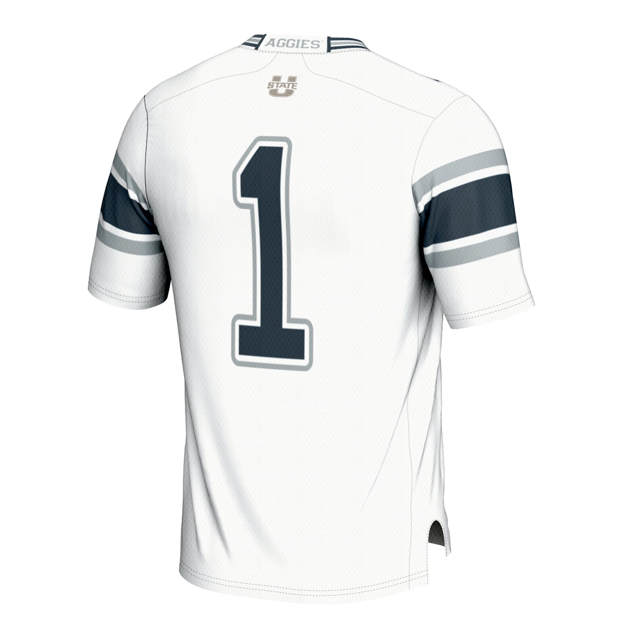 Utah State Aggies #1 Football Jersey - White | Stadium Series 2026/27