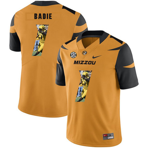 Men's None Gold 2024 official Tyler Badie #1 performance Jersey