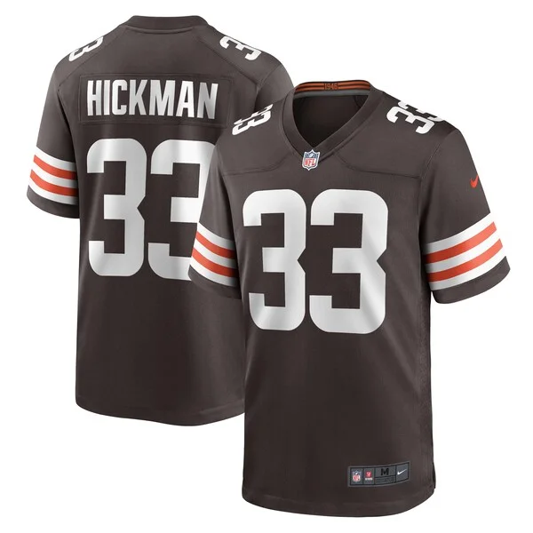 None Ronnie Hickman Game Jersey - Brown | NFL Player Jersey | NFL Foot