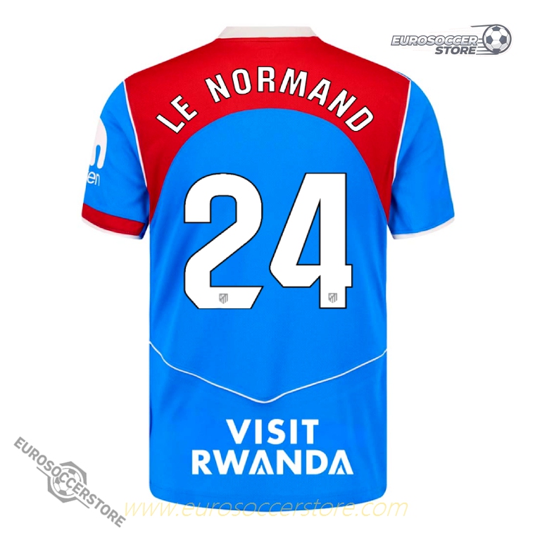 Atletico Madrid Third LE NORMAND 24 Football Jersey for the 2025-26 Season
