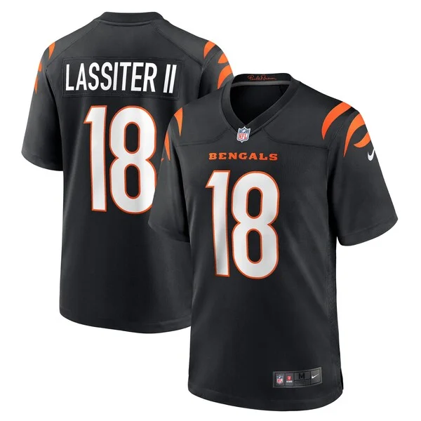 None Kwamie Lassiter Game Jersey - Black | NFL Player Jersey
