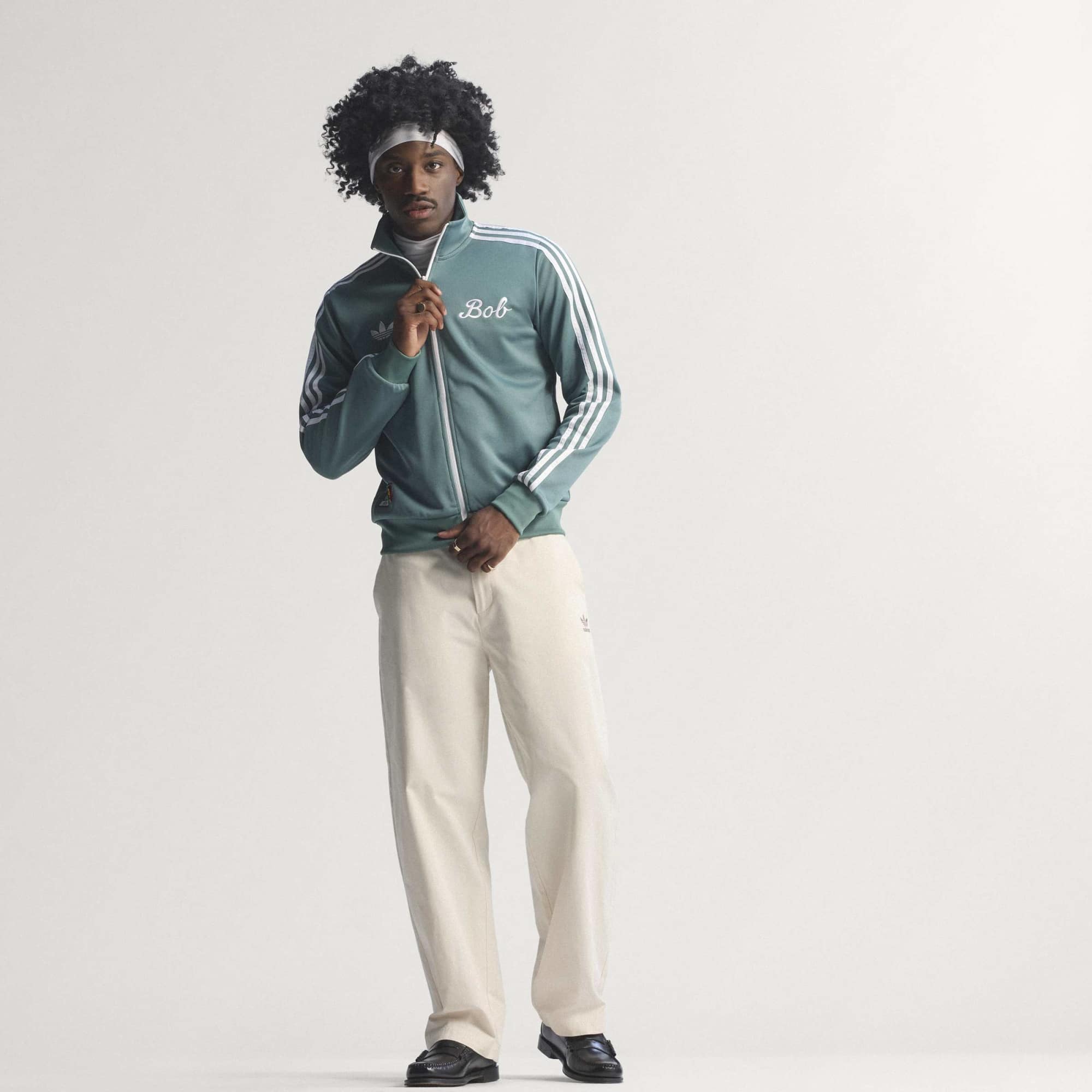 [SJH] Jamaica National Team x Bob Marley Full-Zip Track Jacket - Green