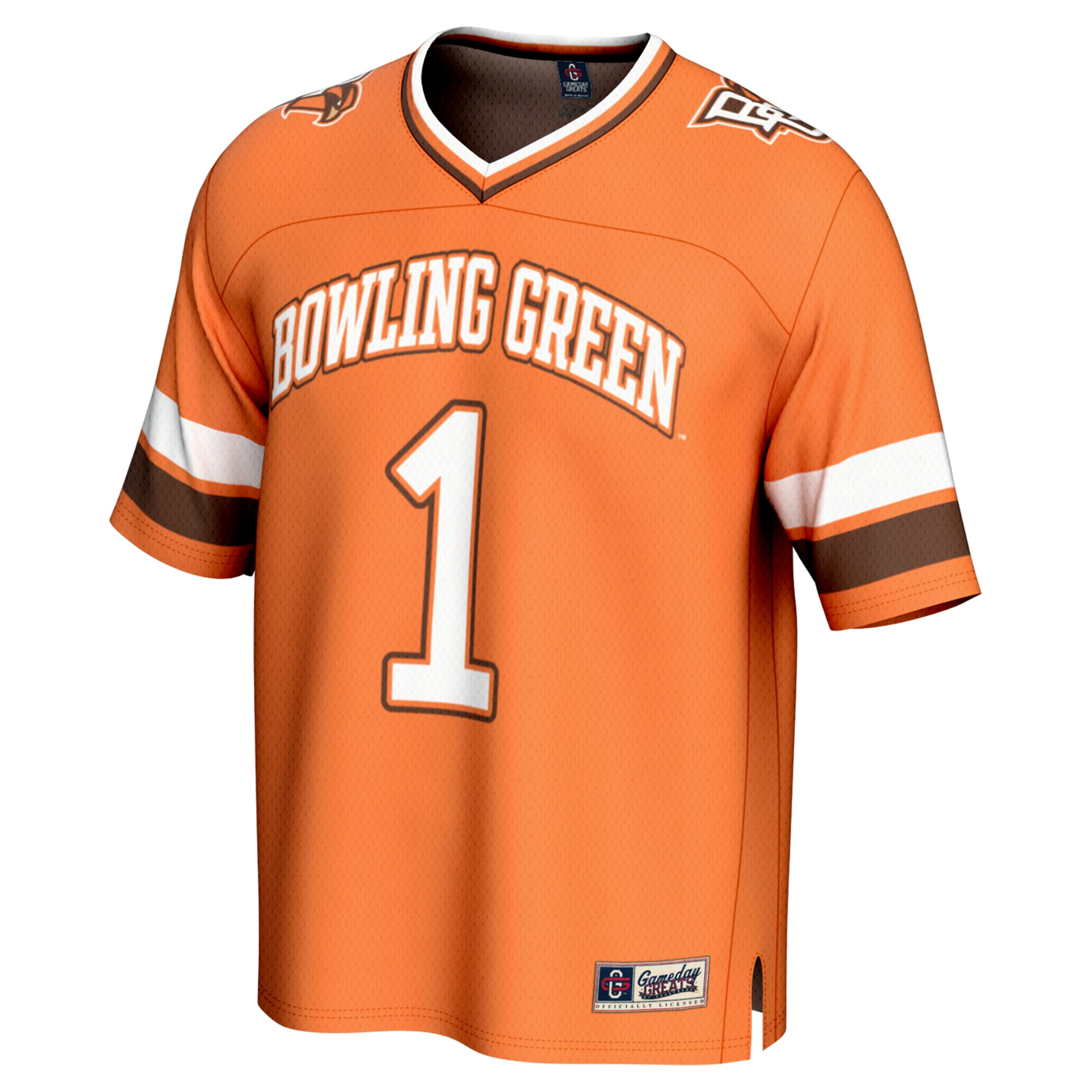 #1 Bowling Green St. Falcons GameDay Greats Youth Lightweight Collegiate Football Fashion Jersey - Orange