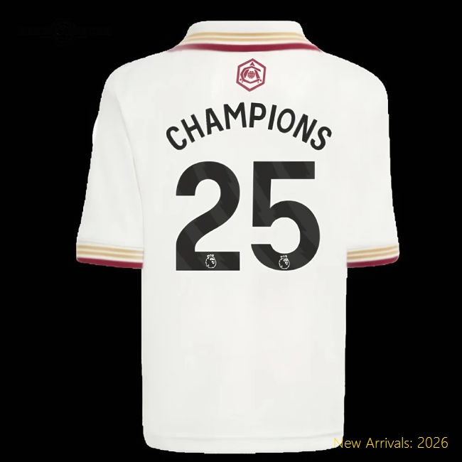 Premium Mini Arsenal Champions Jersey 2025-2026 Stretchy