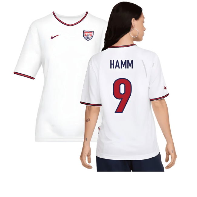 USWNT USA 1999 Reissue Home Shirt (Womens) (Hamm 9)
