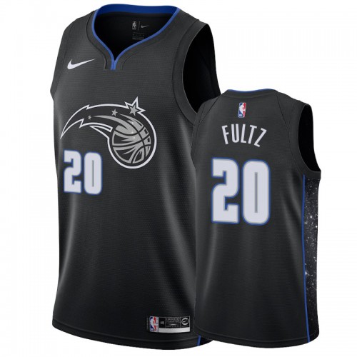 Nike Orlando Magic #20 Markelle Fultz 2018-19 City Edition Black NBA Jersey Mens