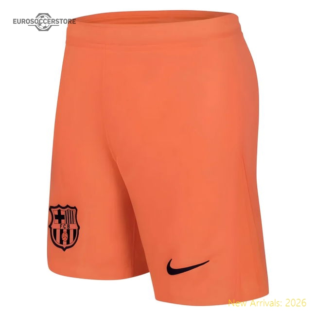 High-quality 2025-2026 Blaugrana Third Shorts (orange) - Unique Style