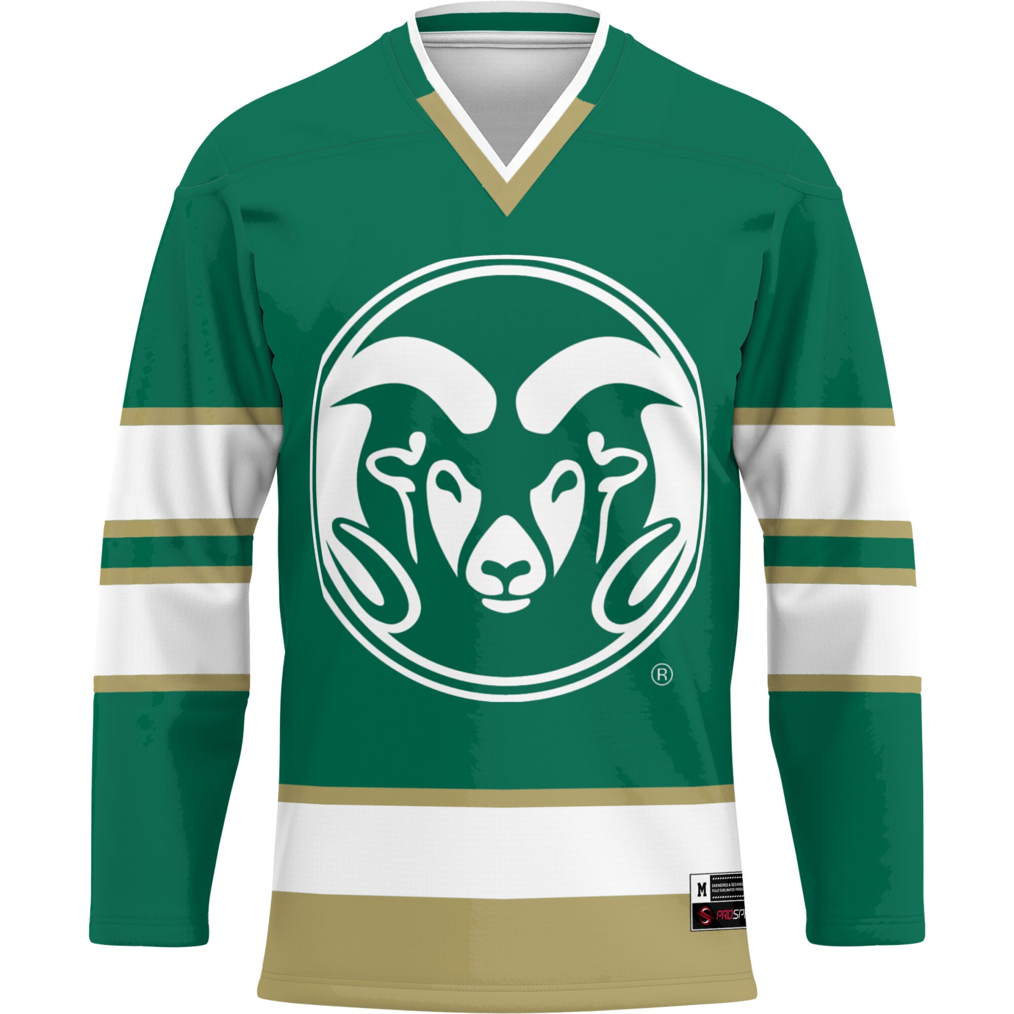 [DDG] Colorado State Rams GameDay Greats Hockey Jersey - Green