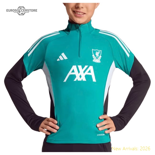 Premium 2025-2026 Liverpool Eu Training Top (sea Green) - Kids