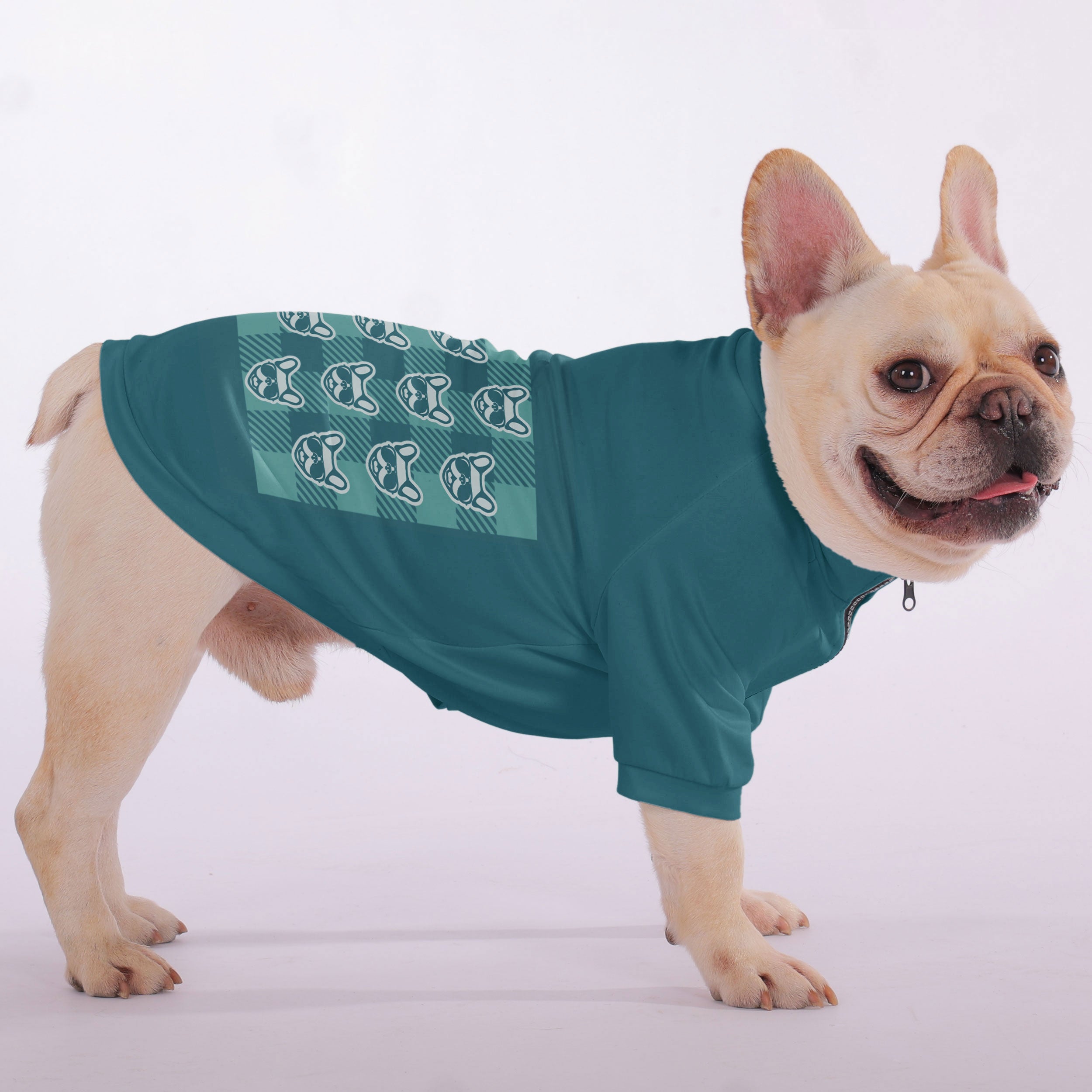 Nipsey - Snuggly Zip-Up Sweatshirt for French Bulldogs