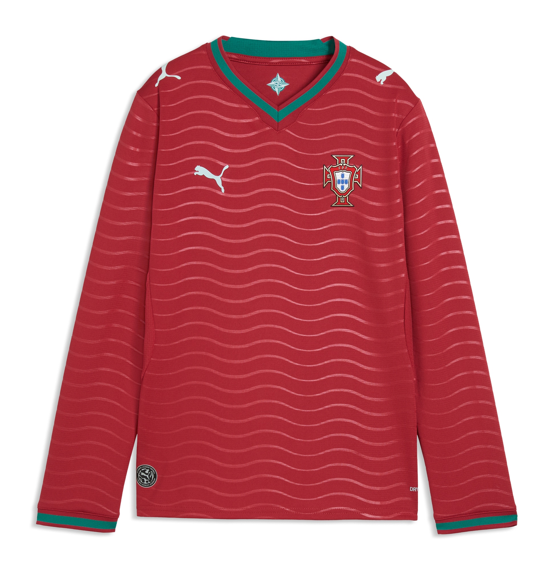 [SJH] Portugal National Team Youth 2026 Home Replica Long Sleeve Jersey - Red