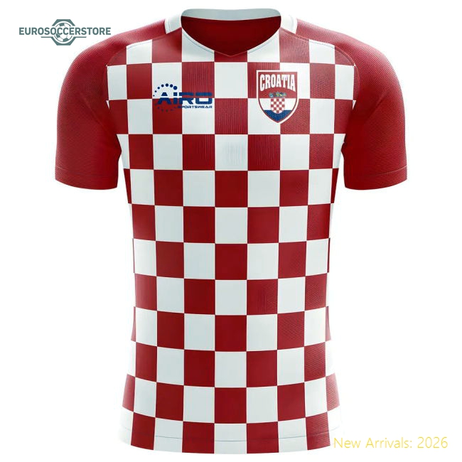 S Croatia Female 2025 Home Jersey Shirt Football Fan Supporter Collection