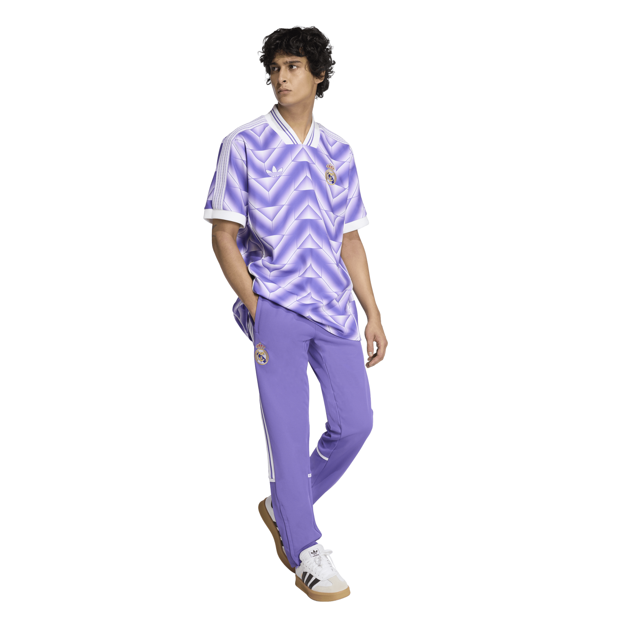 [SJH] Real Madrid Unisex Lifestyler Fashion Jersey - Purple
