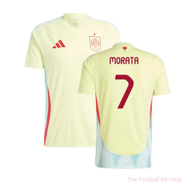 2024-2025 Spain Away Shirt (Morata 7)