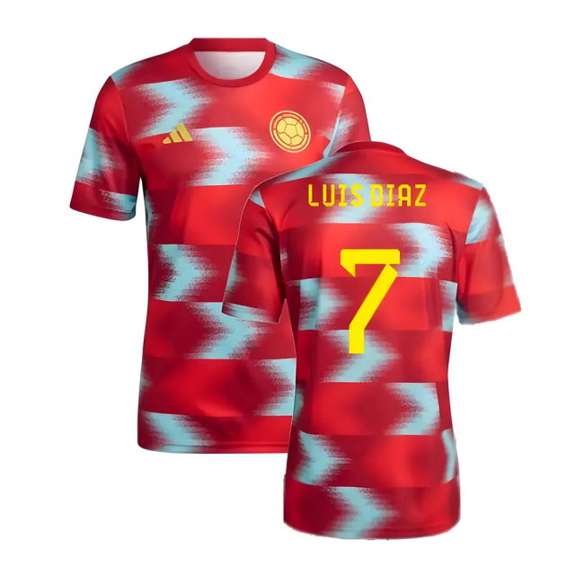 LUIS DIAZ 7 Exclusive Limited Quality Colombia Home Collector Jersey