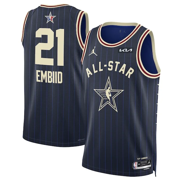 Joel Embiid NBA Swingman Jersey - modern Basketball - Navy NBA