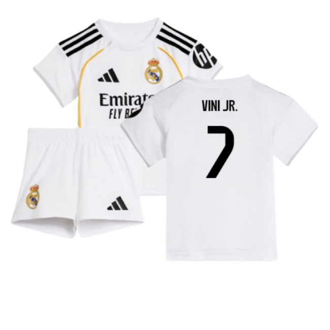 High Quality 2025-2026 Real Madrid Home With Retro Design - Rising
