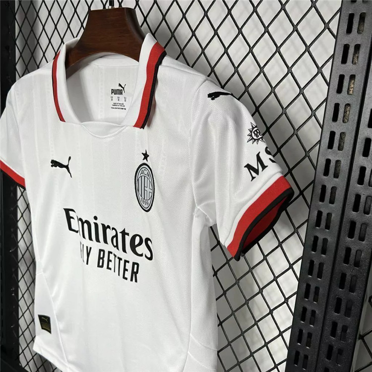 Advanced Fabric Kids AC Milan 2425 Away Kit ShirtShorts