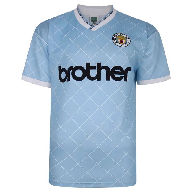 1988 Man City Soccer Jerseys sleek Third Football Shirt