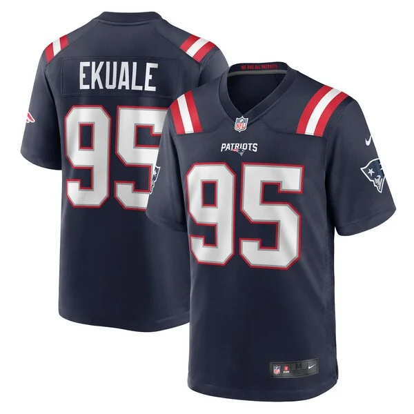 Performance New England Patriots Game Jersey - Premium Navy NFL Fan...