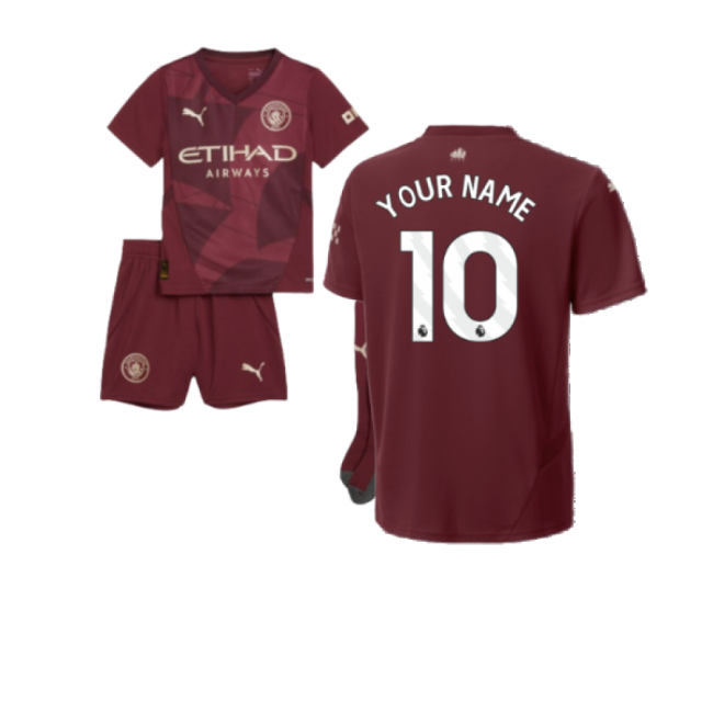 2024-2025 Man City Third Mini Jersey Your Performance Name