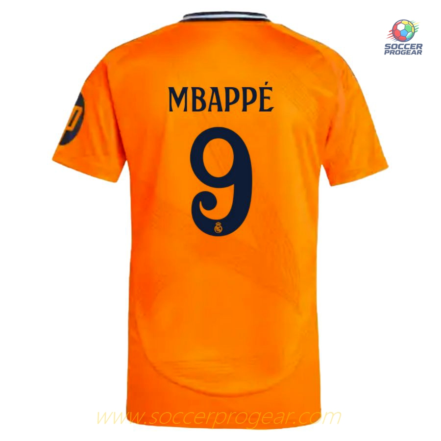Real Madrid Away Football Jersey 2024-25 Edition Mbappe