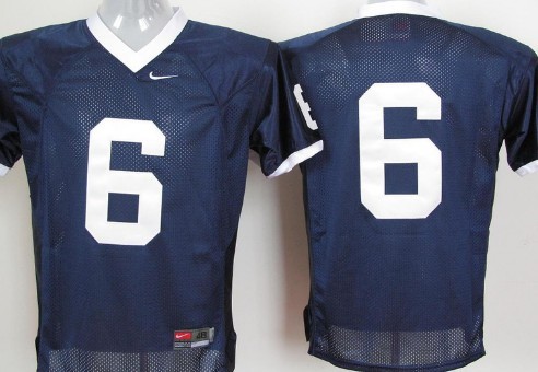 Men's None Blue 2024 performance Navy Blue #6 official Jersey