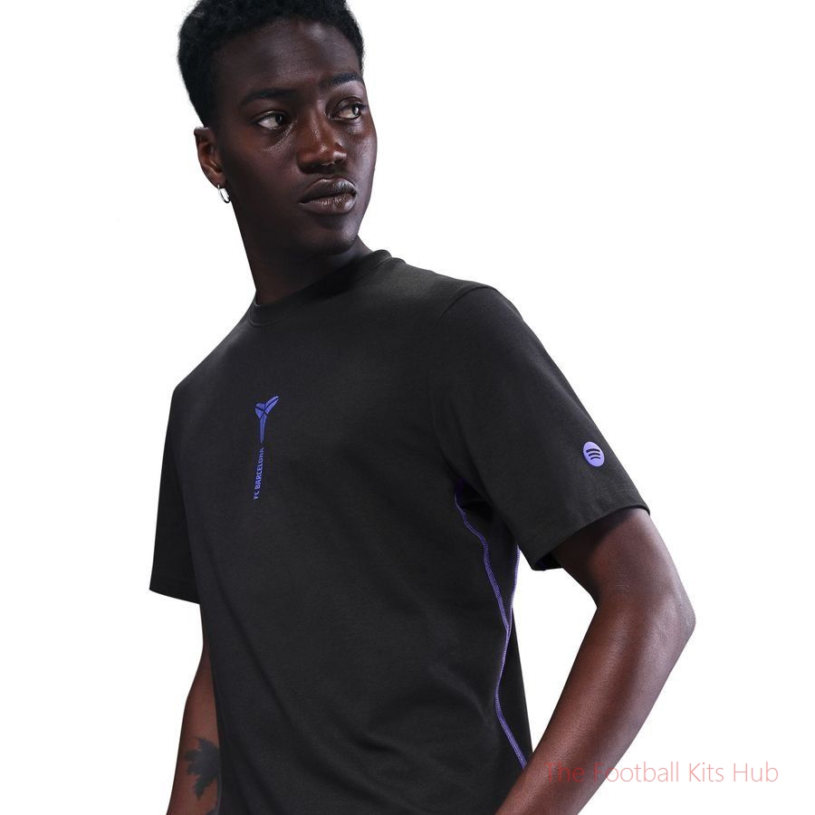 Barcelona T-Shirt Dri-FIT Primary Away - Black/Persian Violet