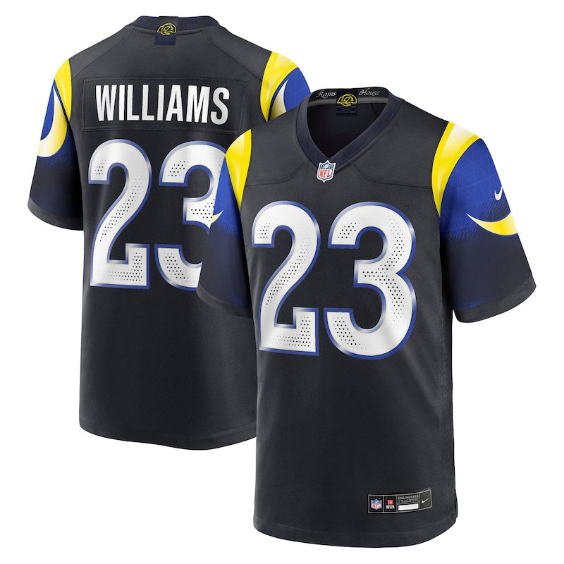 None Kyren Williams Los Angeles Rams Fan Favorite Team Game-Day Ess...