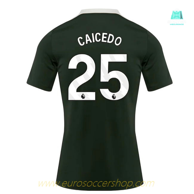 2025-2026 Chelsea Dri-Fit Strike Training Shirt (Green) (Caicedo 25)