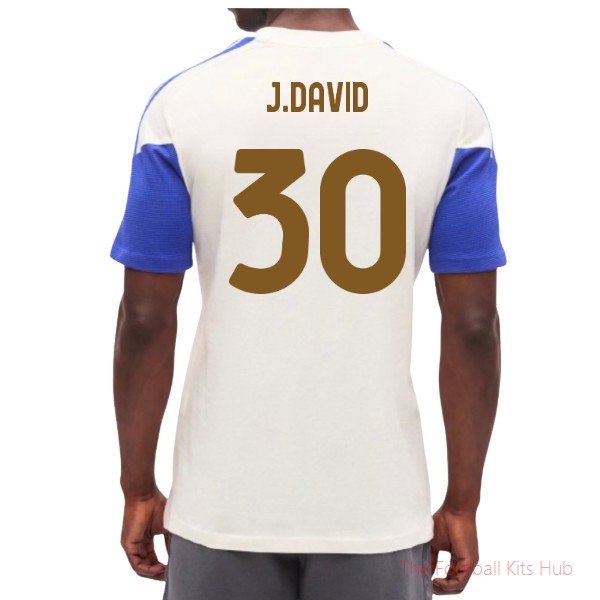 Breathable Juventus 2026-2027 Training Tee (J.David 30)
