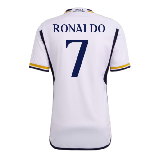 Real Madrid Ronaldo Home Jersey Laliga Santander Advanced Textile
