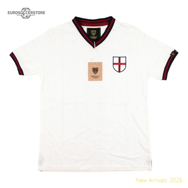 Vintage Football England Home Retro Kit Supporter Jersey