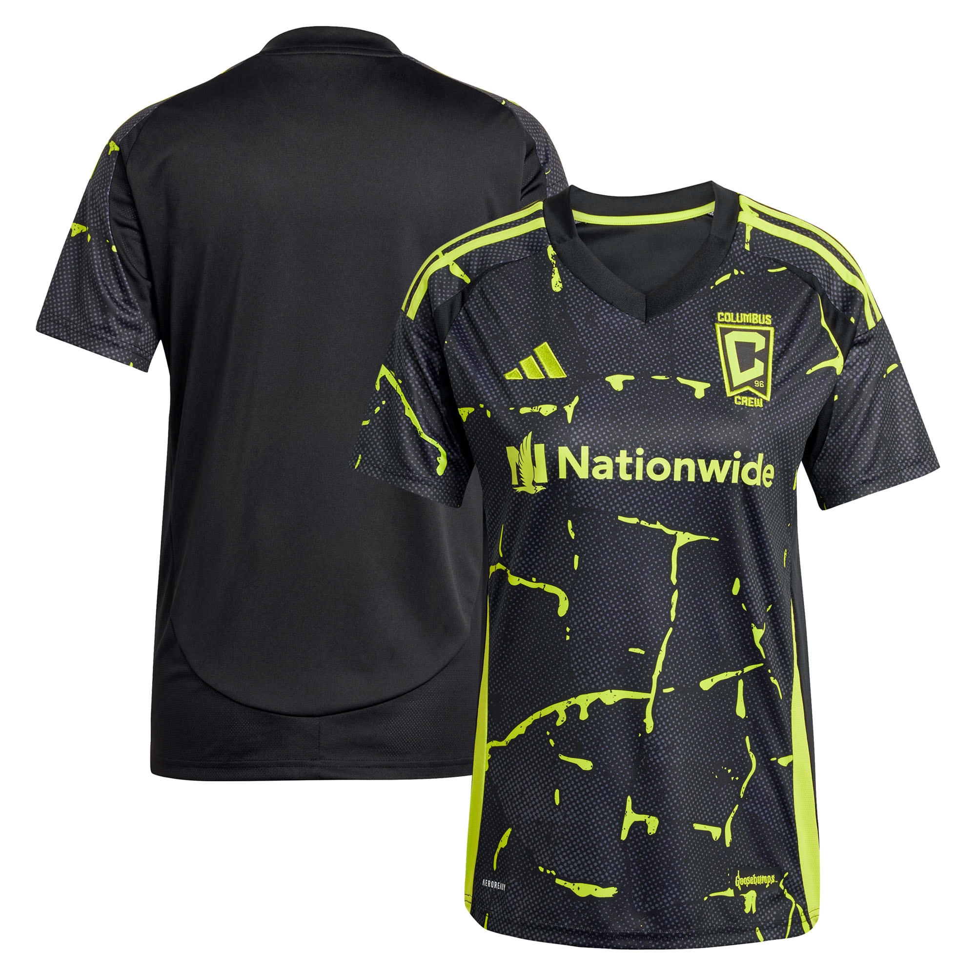 [SJH] Columbus Crew Women's 2025 The Goosebumps Kit Replica Jersey - Black